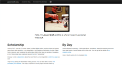 Desktop Screenshot of jasoncraft.org